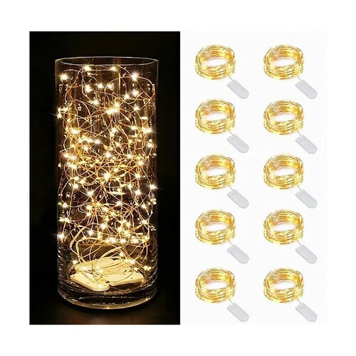 Luces De Hadas Con Pilas Luces De Cadena 2m 20 led 10 piezas