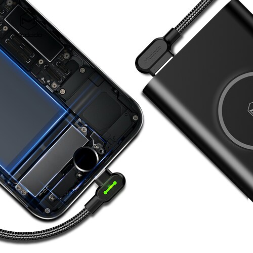 Cable Largo Mcdodo Gamer Carga Rápida (iPhone-iPad) 3 m.