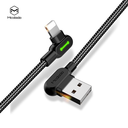 Cable Largo Mcdodo Gamer Carga Rápida (iPhone-iPad) 3 m.