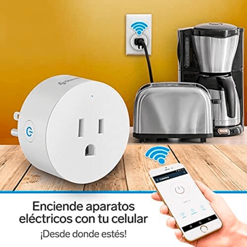 Contacto Wi-Fi, 2,4 GHz Tomacorriente inteligente Mas Foco LED Wi-Fi Foco Inteligente Bombilla Multicolor