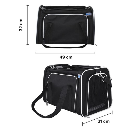 AGBOX Maleta Transportadora Expandible Para Mascota I Pet AG-1022.