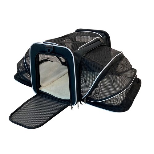 AGBOX Maleta Transportadora Expandible Para Mascota I Pet AG-1022.