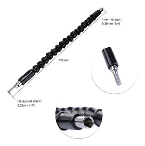 Destornillador Extensión Suave Flexible Taladro 23 Pz