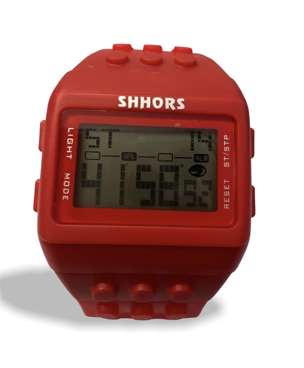 reloj lego rojo unisex moda