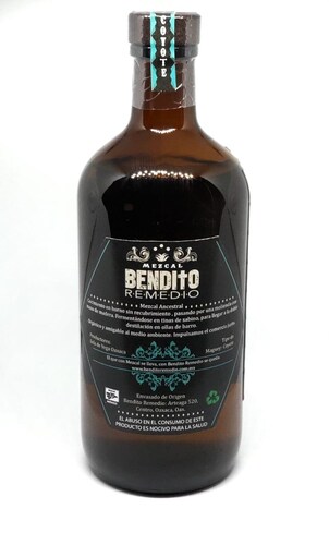Mezcal Ancestral Bendito Remedio COYOTE 500 ml Sola de Vega Oaxaca