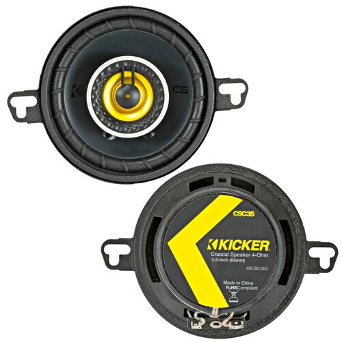 Set Bocinas Coaxiales Kicker Csc35 90w 3.5 