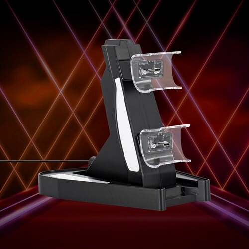 Base de Carga Dual y Batería Recargable Immortal Para Control Play Station 5