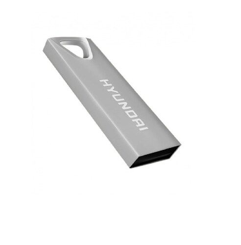 Memoria Usb Hyundai 16gb Usb 2.0 Plata datos metálica pc laptop portátil aluminio mac gamer juego