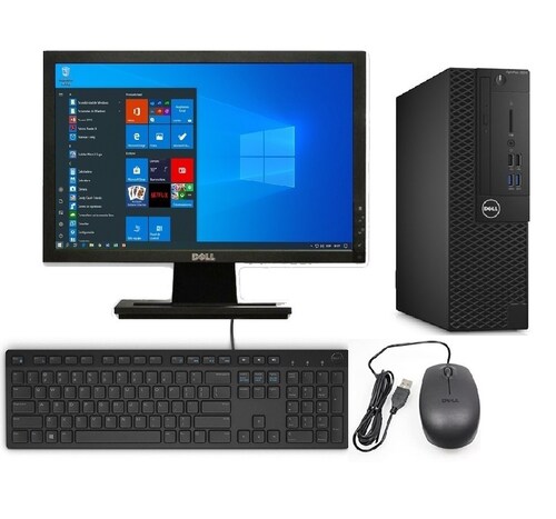 PC Dell Optiplex 7050 TWR-Core i5, 7ma generación- 8GB RAM- 256GB SSD-Monitor 19"- Windows 10 Pro- Equipo Clase A, Reacondicionado. .