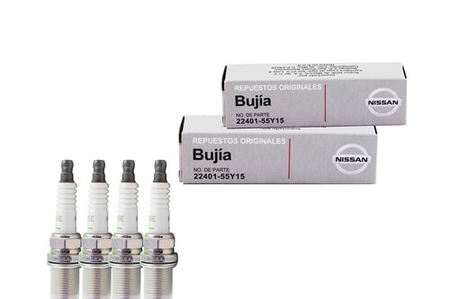 Bujías convencionales originales Nissan para Tsuru Tsubame Urvan NP300 x 4pz