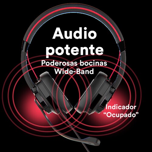 Accutone diadema Gamer Invinit 6 (USB/3.5), Claridad de voz, Anulación de ruido ambiente, Diseño hexagonal para mas comodidad, Contesta desde la diadema.