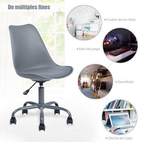 Furniture R Silla De Oficina Moderna Eames Blokhus Girs