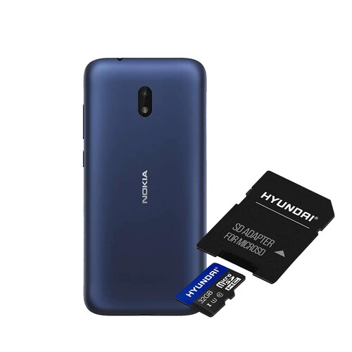 Nokia C01 Plus 32GB Azul + Memoria Hyundai 32GB