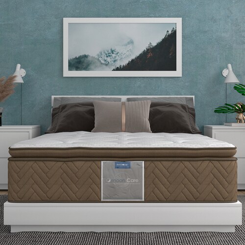 Colchón King Size Leyen Nova Restonic Ortopédico Con Colchoneta PILLOW TOP + 2 ALMOHADAS DE REGALO.