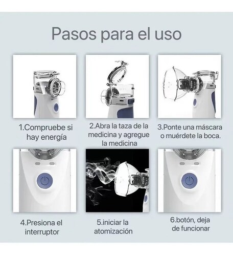 Nebulizador Terapeutico Ultrasónico De Mano Portátil