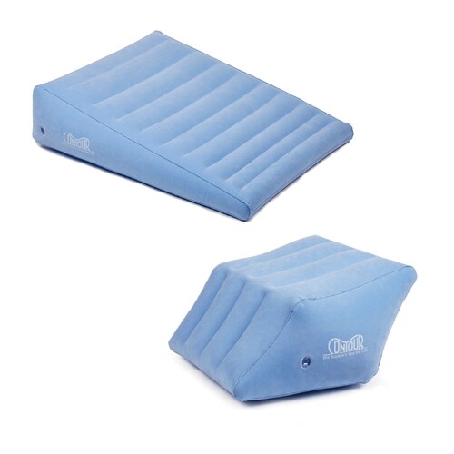 Almohadas Ortopédicas para Piernas y Espalda Wow Sleep  Contour 2 en 1 Maxibeneficios.