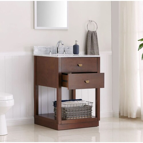 Lavabo de baño de mármol italiano Lellerman - SEI BT7886