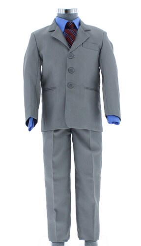 Uniforme para personal femenino de tres piezas pantalón y chaleco gris y  blusa blanca