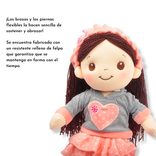 Muñeca De Trapo Y Tela Jane Didáctica