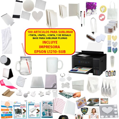 PLANCHA COMBO DE 8 EN 1 A " 12 EN 1 " SUBLIMACION + EPSON ECOTANK + 150 REGALOS