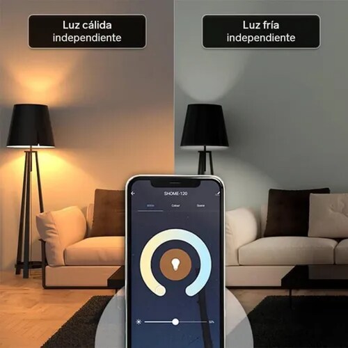3 Focos Led Wi-fi Multicolor, De 10 W | Shome-120/3