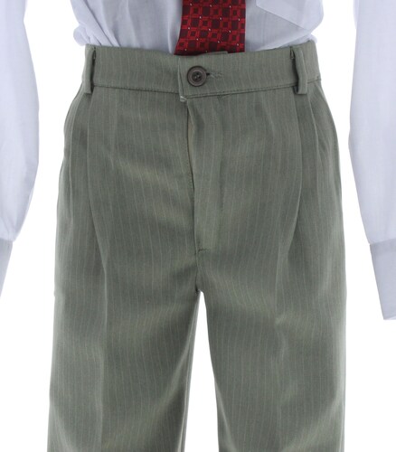 Traje de Vestir Niño Tres Piezas Color Verde 2900 2 a 18 Años.