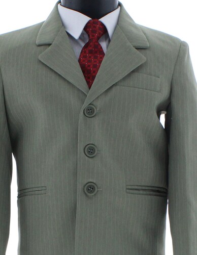 Traje de Vestir Niño Tres Piezas Color Verde 2900 2 a 18 Años.