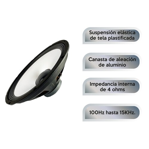 Bocina de Repuesto para Bafles de 15 Pulgadas con 1000 Watts  4 OHMS / Master / MA-SPEAKER