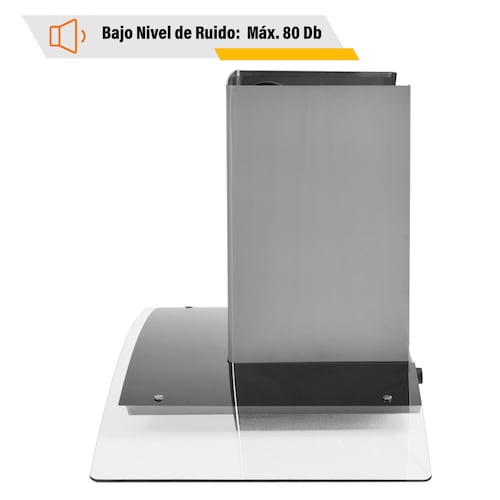 Campana Extractora  Cristal Templado 90 cm Acero Inoxidable Cocina Pared Gutstark