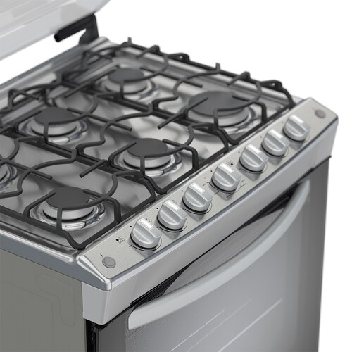 Estufa Al Piso Gas Acros 30" Plateado AF6413D