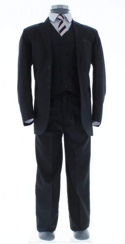 Traje de Vestir Niño Tres Piezas Color Negro 2922 1 a 16 Años.