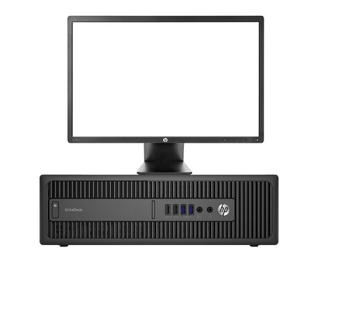  Oferta! PC HP sff Elitedesk 800G2  Intel core i5 con 8gb y 1tb HDD  Monitor lcd de 23 Equipo clase A, Reacondicionado