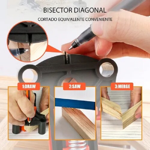 Abrazadera De Ángulo Recto 90/60/120 Grados Para Carpintería