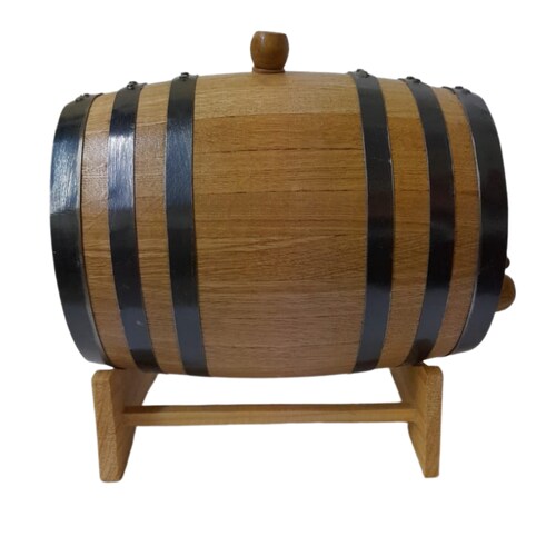 Barrica de roble 3L personalizable para reposar Tequila