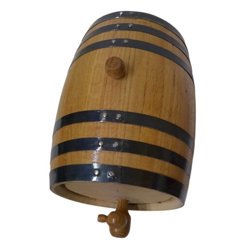Barrica de roble 3L personalizable para reposar Tequila