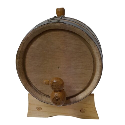 Barrica de roble 3L personalizable para reposar Tequila