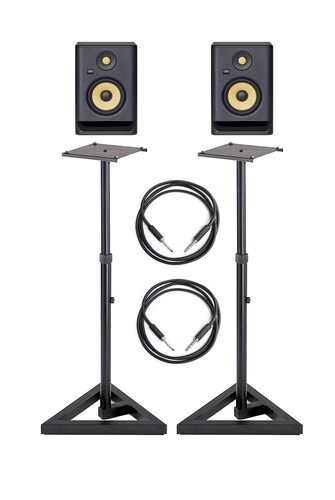 Monitores De Estudio Krk Rokit 5 G4 Blancos Por Par