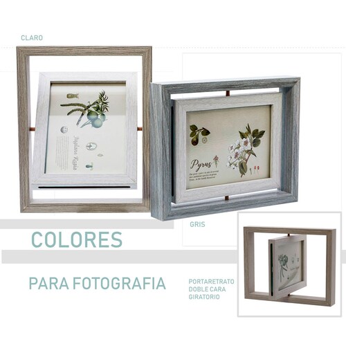 Portaretrato Madera Cuadros Decorativos Fotos Hw113 Buro 5x7 Oficina Niños