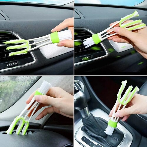 13 Pzs Brochas Para Detallado Automotriz Cepillos Hendiduras