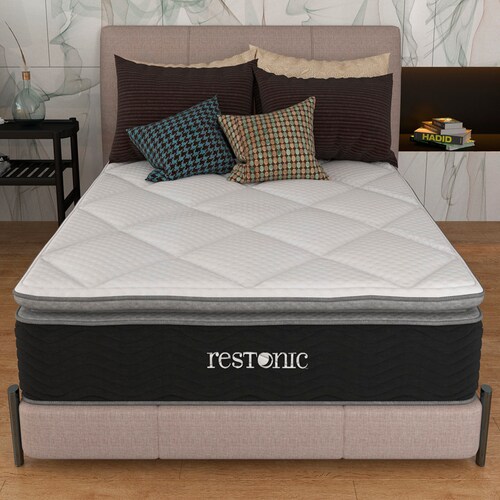 Colchón Individual Restonic Luxury Random Ortopédico Con Colchoneta PILLOW TOP.