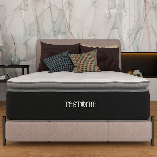 Colchón Individual Restonic Luxury Random Ortopédico Con Colchoneta PILLOW TOP.