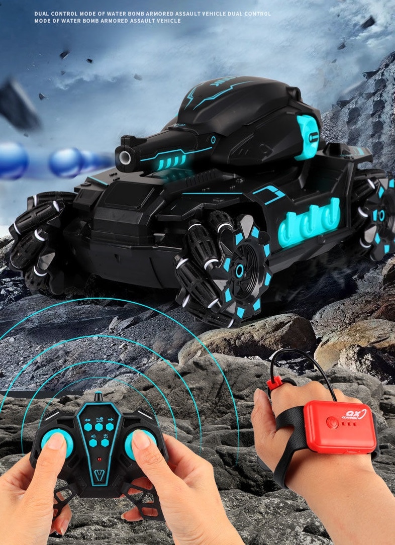 Barco Teledirigido Rc Crawler Tanque Radiocontrol 1/18, US M4A3