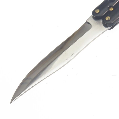 Cu508N Cudeman Navaja Butterfly Mariposa Negra Balisong Inox.