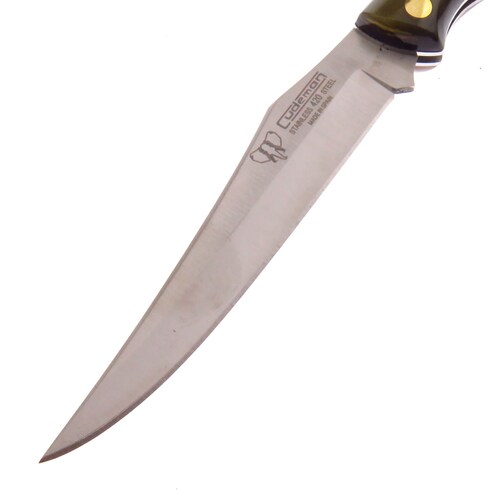 Cu453A Cudeman Navaja Caza Hoja Tipo Estilete Cuerno S Fda.
