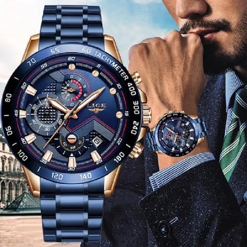 Reloj Deportivo Impermeable Para Hombre Lige