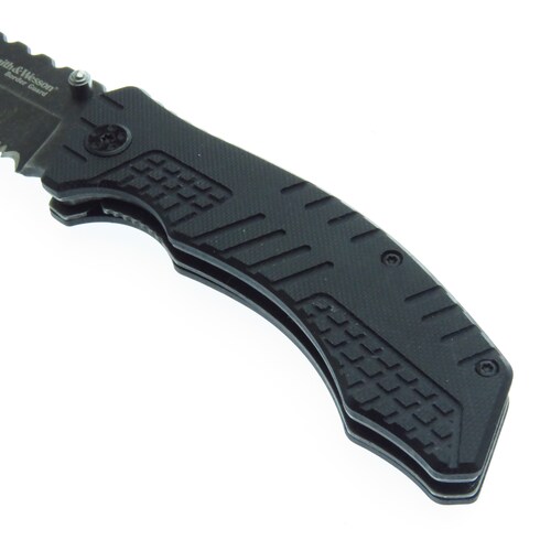 Swbg9Bs Smith & Wesson Border Guard Navaja Tactica C Clip