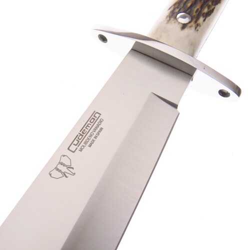 Cu106c Cudeman Cuchillo Bowie Asta De Venado Mova C Fda Piel