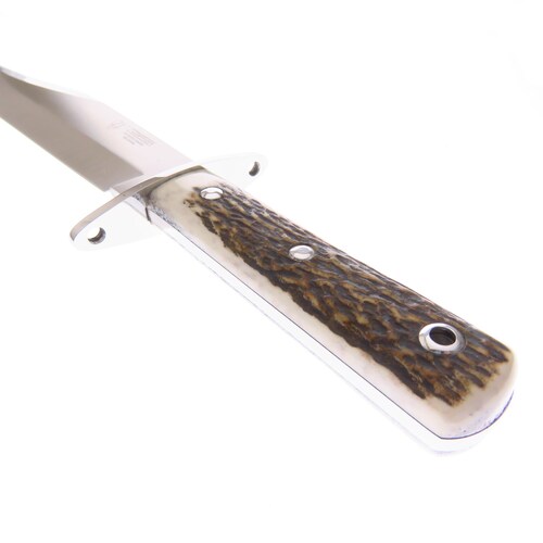 Cu106c Cudeman Cuchillo Bowie Asta De Venado Mova C Fda Piel