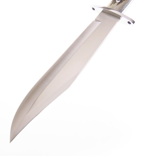 Cu106c Cudeman Cuchillo Bowie Asta De Venado Mova C Fda Piel