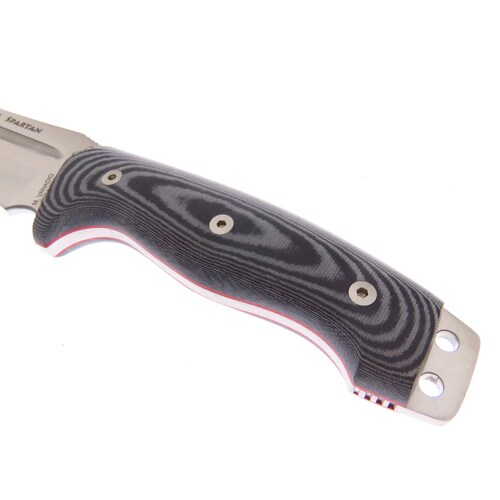 Cu126m Cudeman Spartan Negro Cuchillo Supervivencia Fda Piel